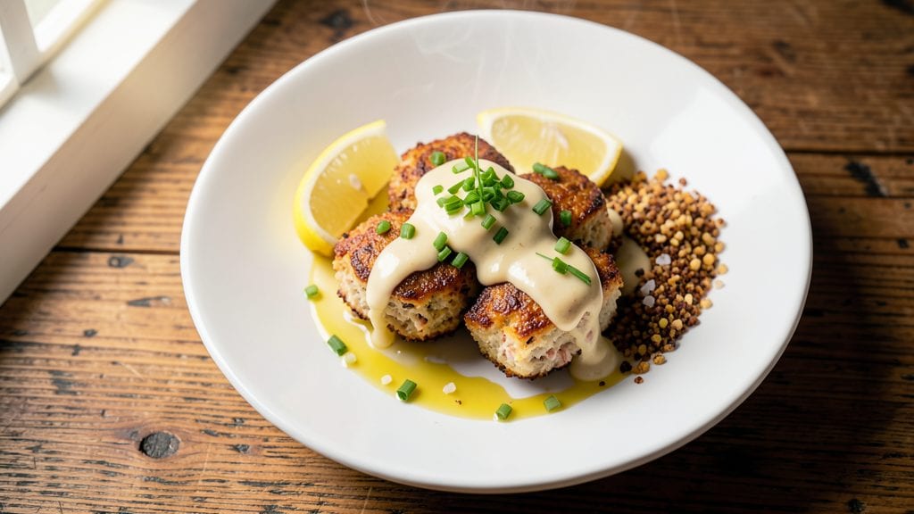Alton Brown's Crab Cakes Recipe: Crispy Cornmeal Crust With Juicy Sweet Crab