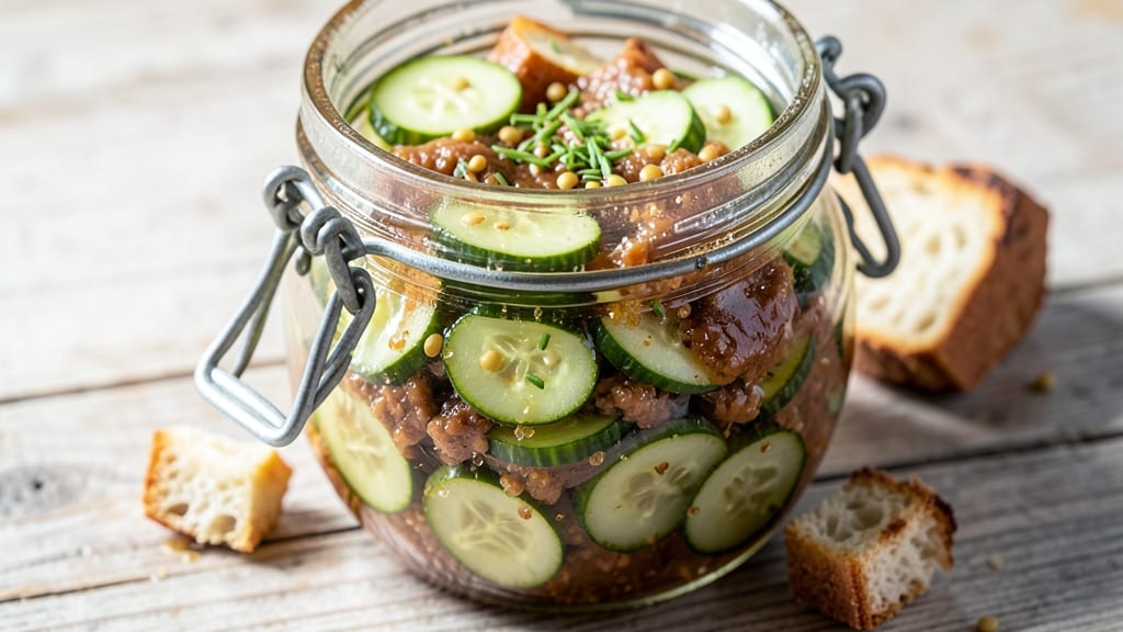 Amish Bread and Butter Pickles Recipe: Crunchy Cucumbers in Sweet Vinegar Magic