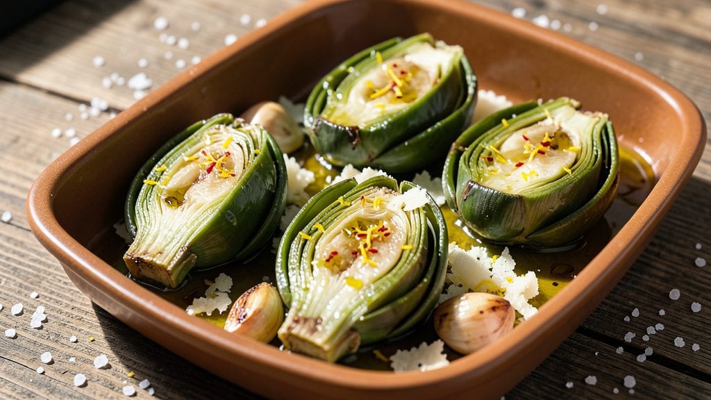 Baked Artichoke Recipe: Crispy Parmesan-Crusted Hearts with Lemon Zest