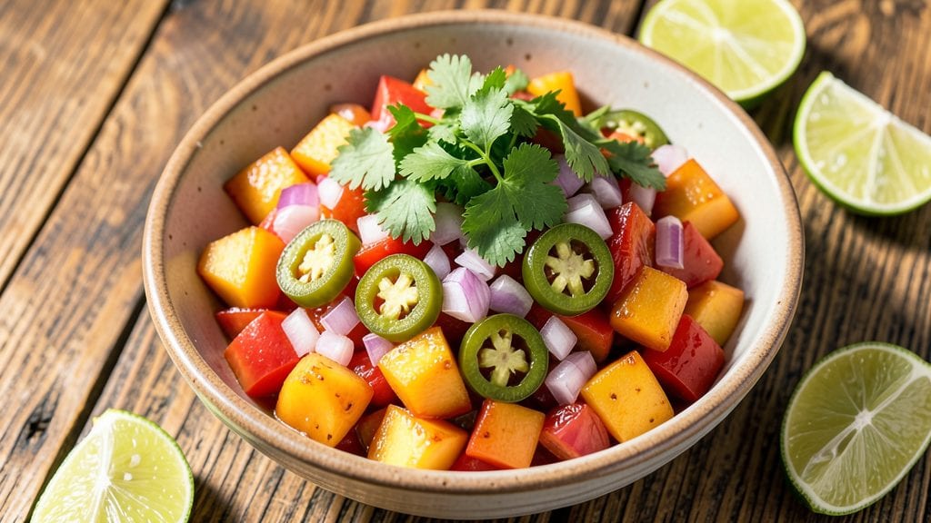 Canned Peach Tomato Salsa Recipe: Sweet Heat Balance in 15 Minutes