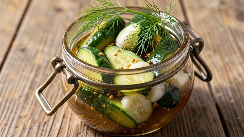 Cooked Pickles Recipe: Tangy, Crunchy Fermented Snack in 5 Minutes