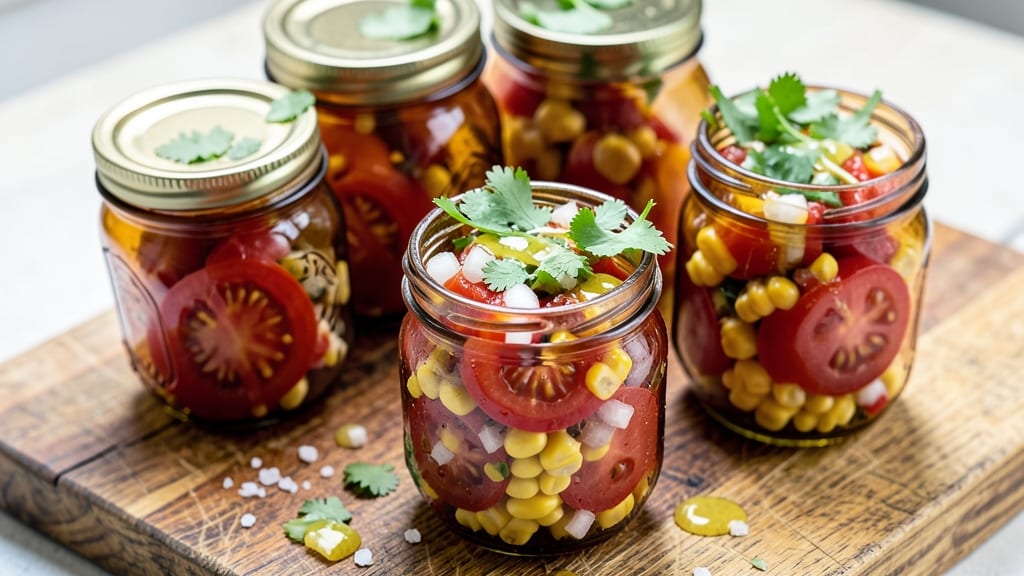 Corn and Tomato Salsa Canning Recipe: Year-Round Flavor Locked in Glass