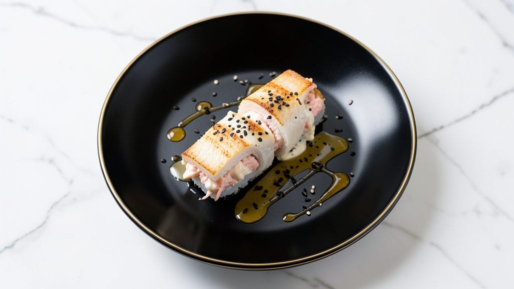 Fish Roll Recipe: Crispy Tempura Crunch With Creamy Crab Heart