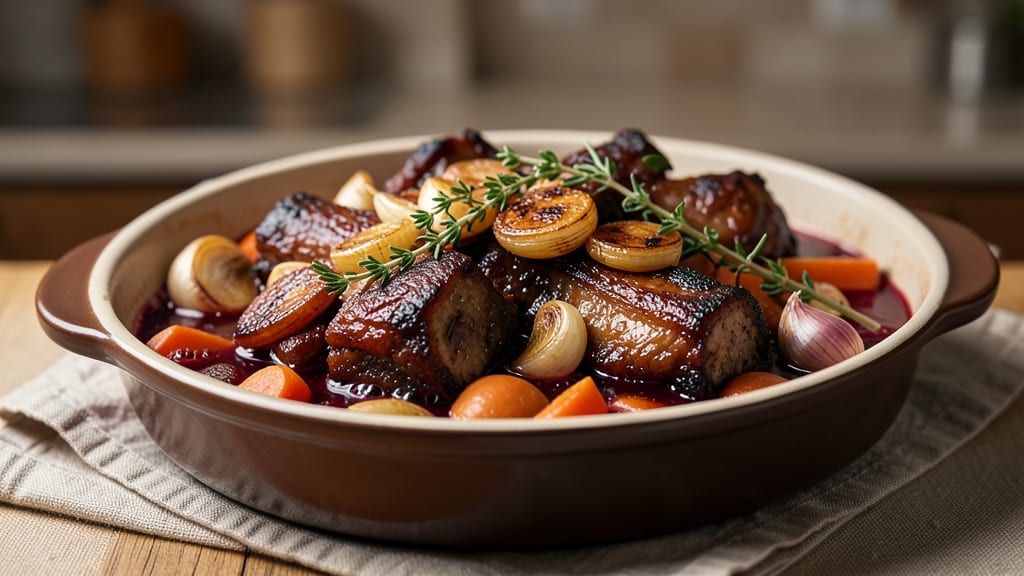 Oxtail and Red Wine Recipe: Deep Umami Braise With Silky Fall-Off Bones